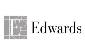 Ths image shows the logo of Edwards Lifesciences.