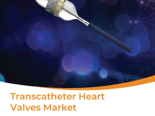 This is the cover of MassDevice's Medtech Market Intelligence Report about the transcatheter heart valves market.