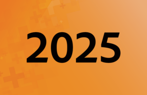 This is an image with 2025 to go along with a MassDevice roundup of most-read medtech news during the year. 