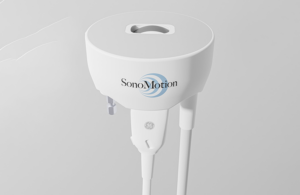 This is a SonoMotion marketing image of its Break Wave lithotripsy device to treat kidney stones.