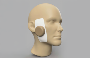 OncoPatch FDA clearance rendering on face