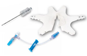 A photo of BD's Intraosseous Vascular Access System 55mm Needle Kit set with catalog number D015551NK.