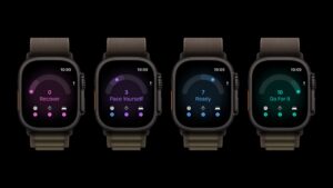A photo of several Apple Watch Ultra 4 watches.