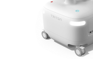 This is a Neptune Medical marketing image of its Triton 1 robotic GI endoscopy system.