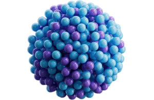 An illustration of Selution SLR DEB's biodegradable polymer microreservoir technology.