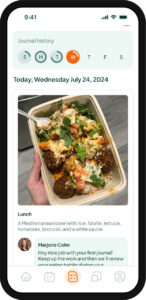 A photo of Berry Street's app interface.